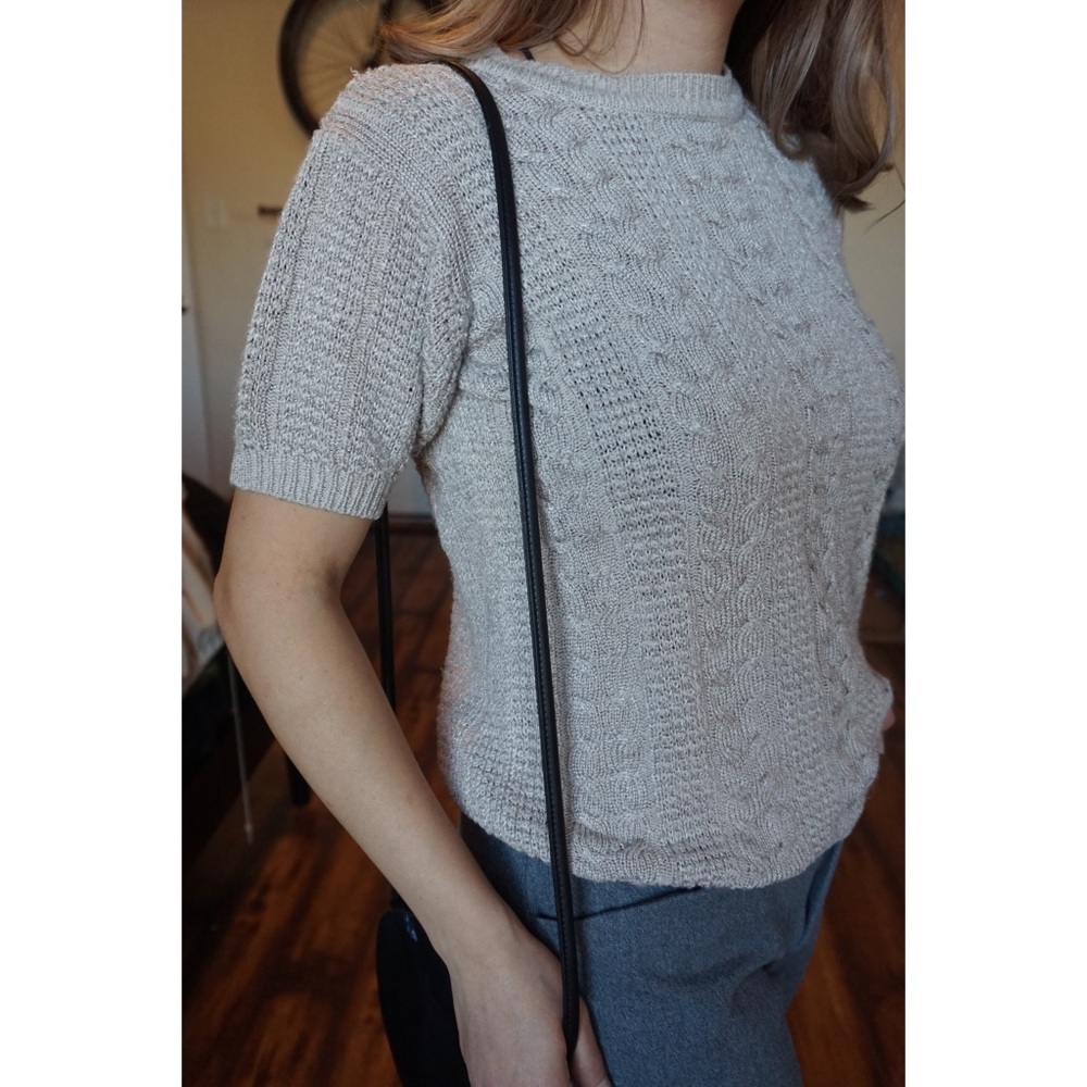 Knit top by Carolyn Taylor